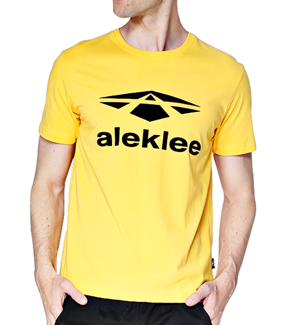 Aleklee футболка с логотипом хлопка AL-5006