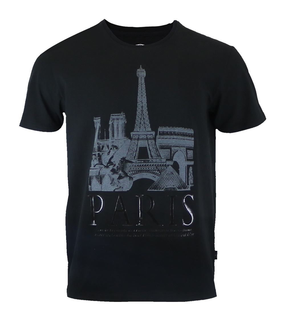 Aleklee  Париж печатная футболка  AL-6026#