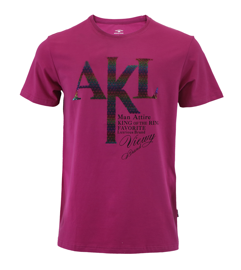 Aleklee красочная футболка с надписью AL-6034#