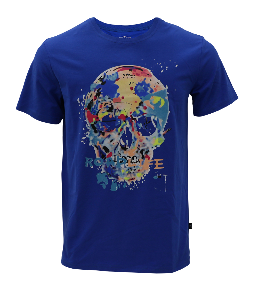Aleklee многоцветная футболка с черепом SS18-4#
